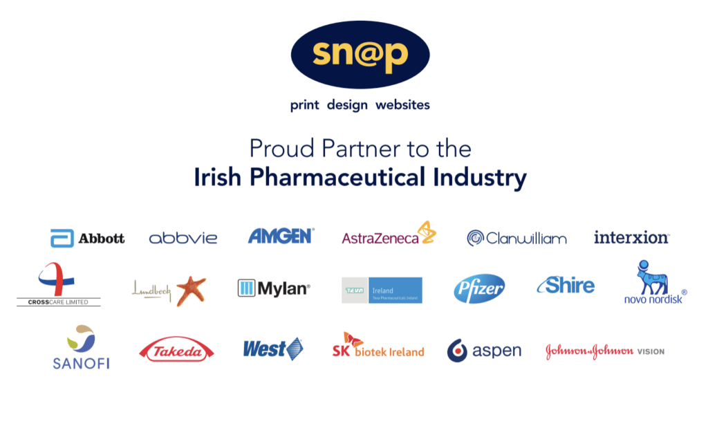Snap are Proud partners of the Irish Pharmaceutical Industry