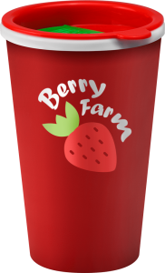 Branded cup