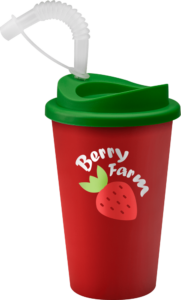 Branded cup