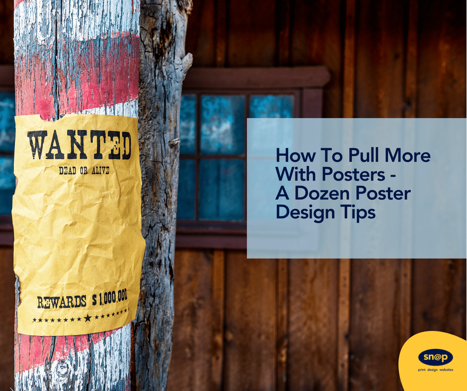 How To Pull More With Posters - A Dozen Poster Design Tips